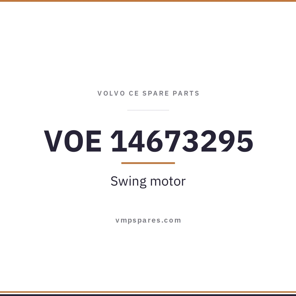 VOE 14673295 – Swing motor