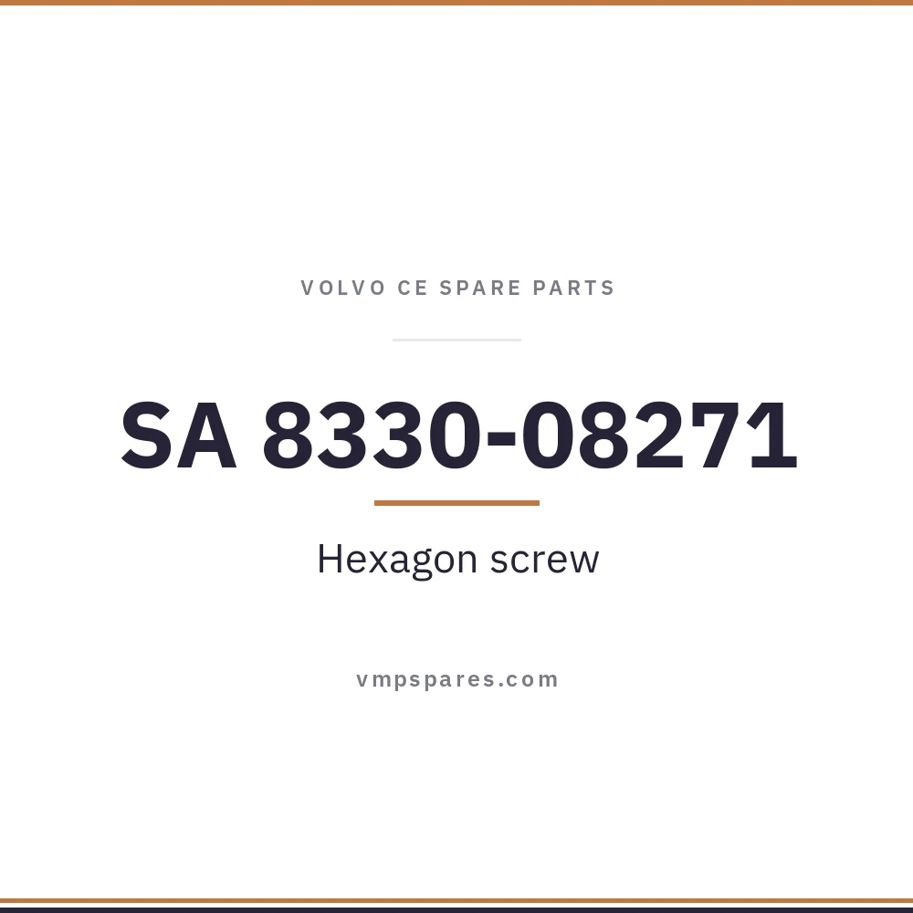 SA 8330-08271 – Hexagon screw