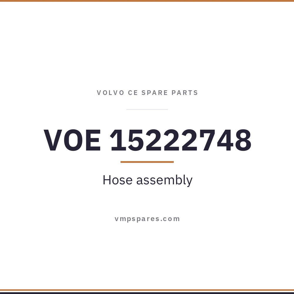VOE 15222748 – Hose assembly