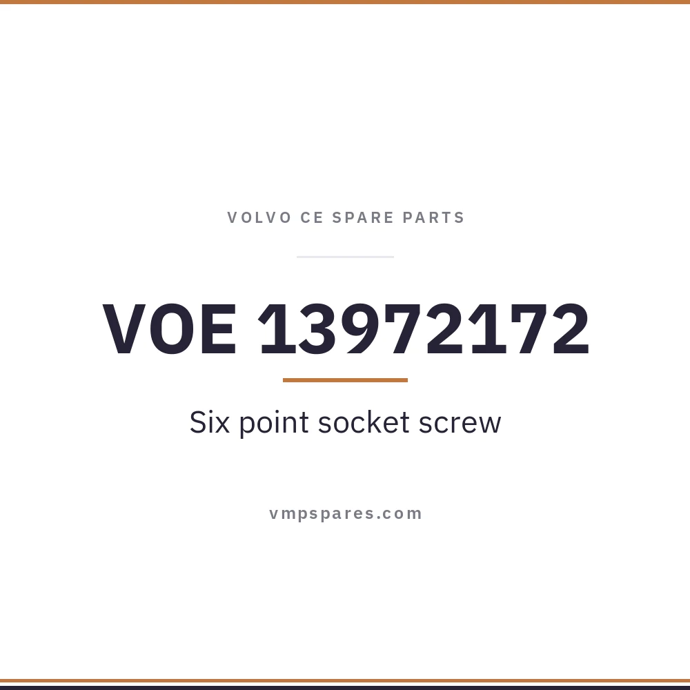 VOE 13972172 – Six point socket screw