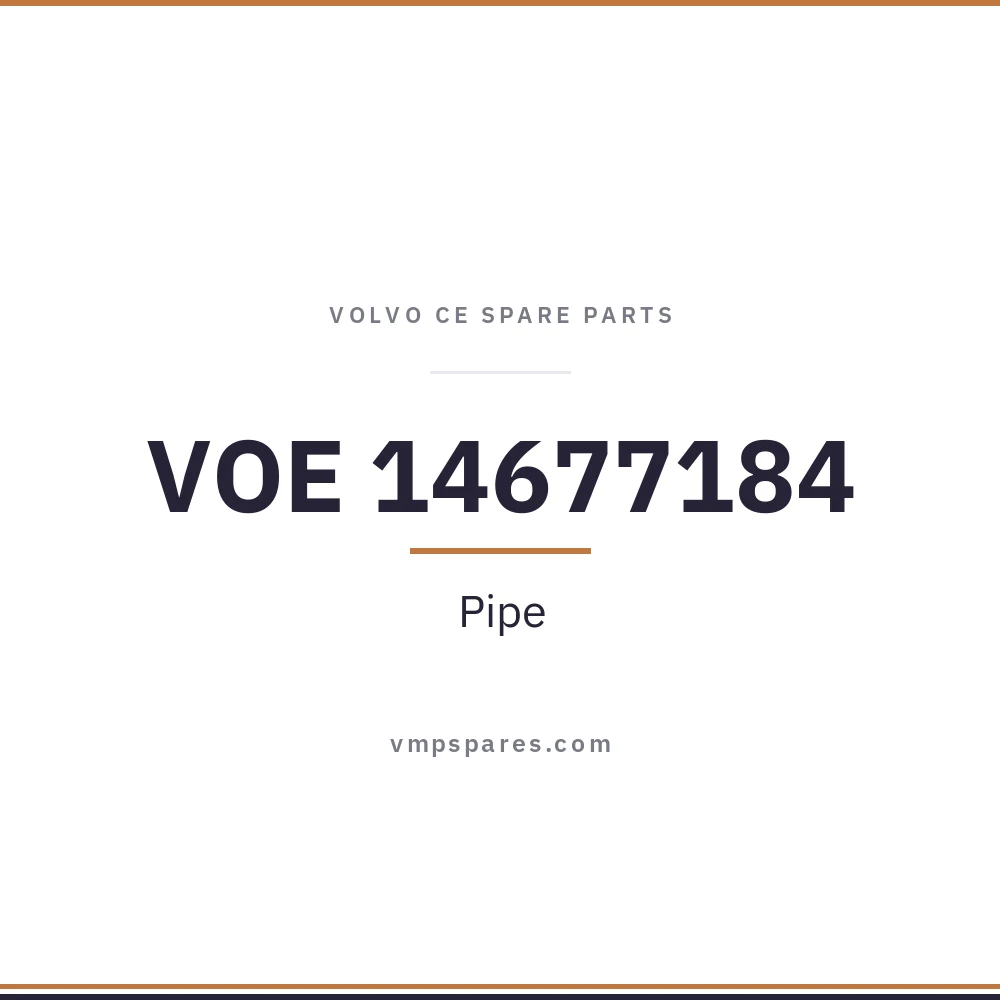 VOE 14677184 – Pipe