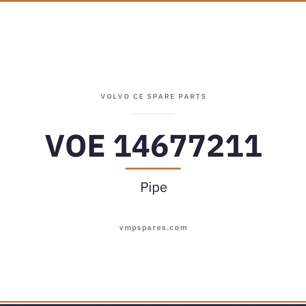 VOE 14677211 – Pipe