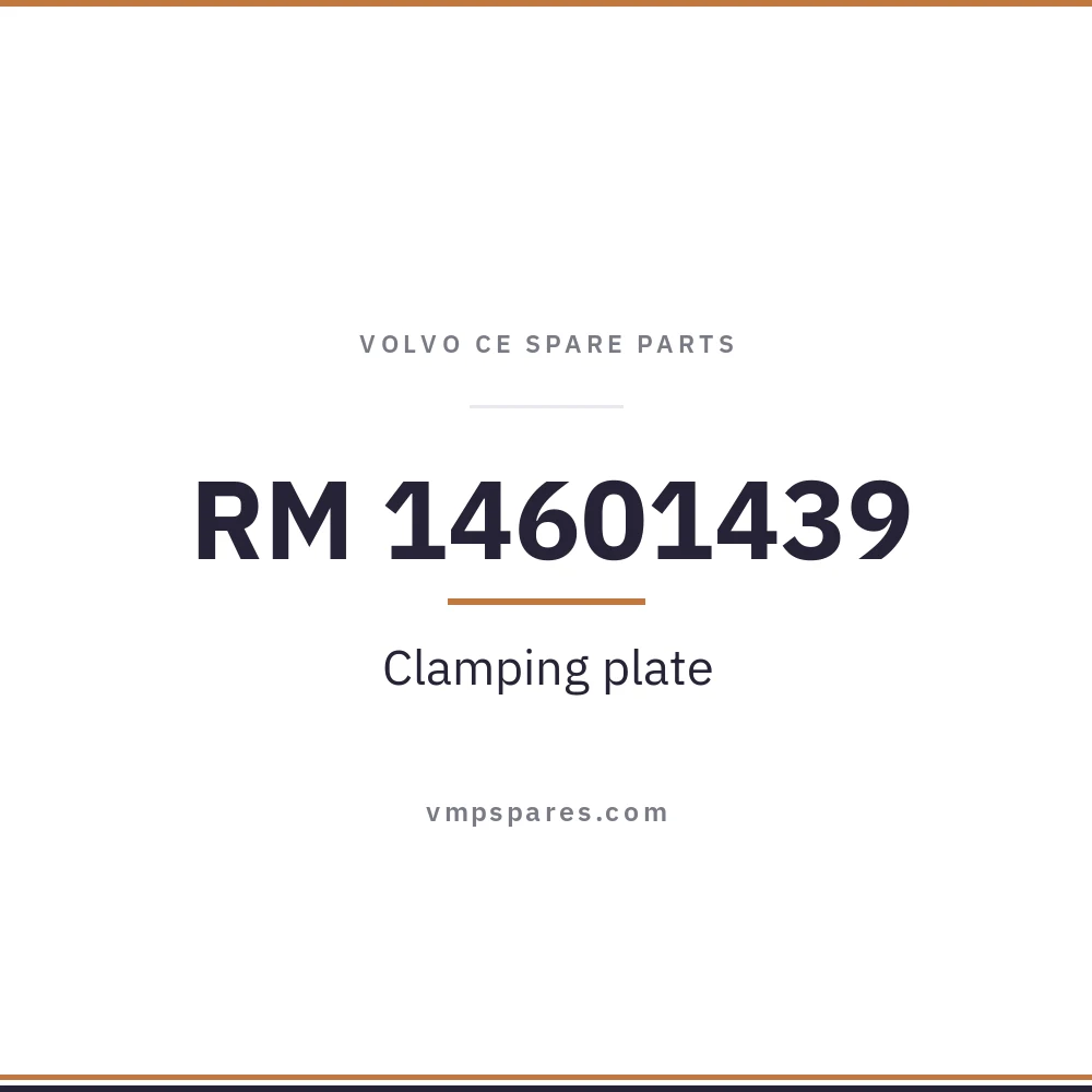 RM 14601439 – Clamping plate