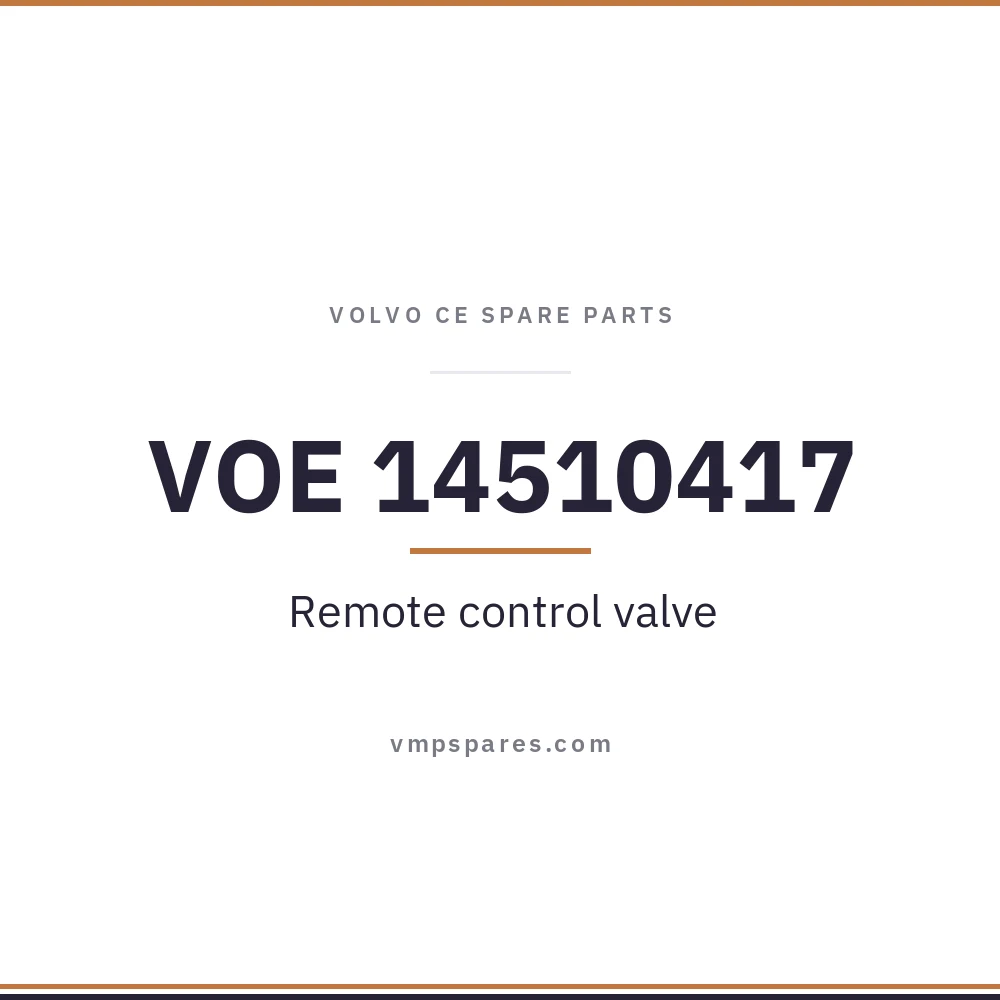 VOE 14510417 – Remote control valve