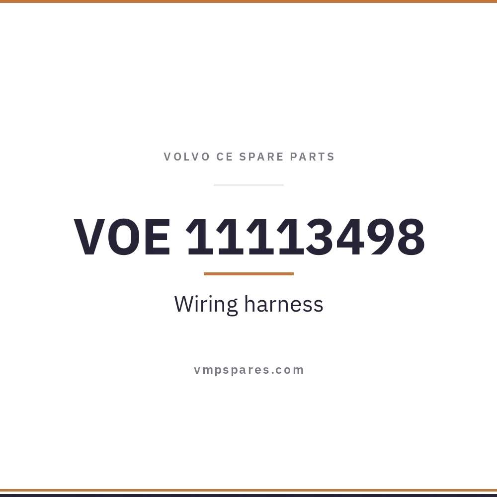 VOE 11113498 – Wiring harness