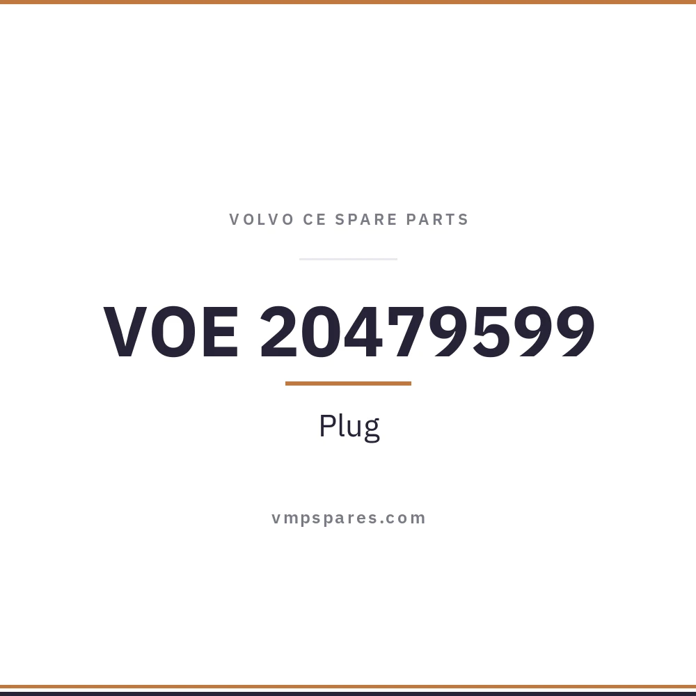 VOE 20479599 – Plug