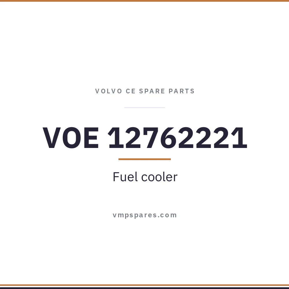 VOE 12762221 – Fuel cooler