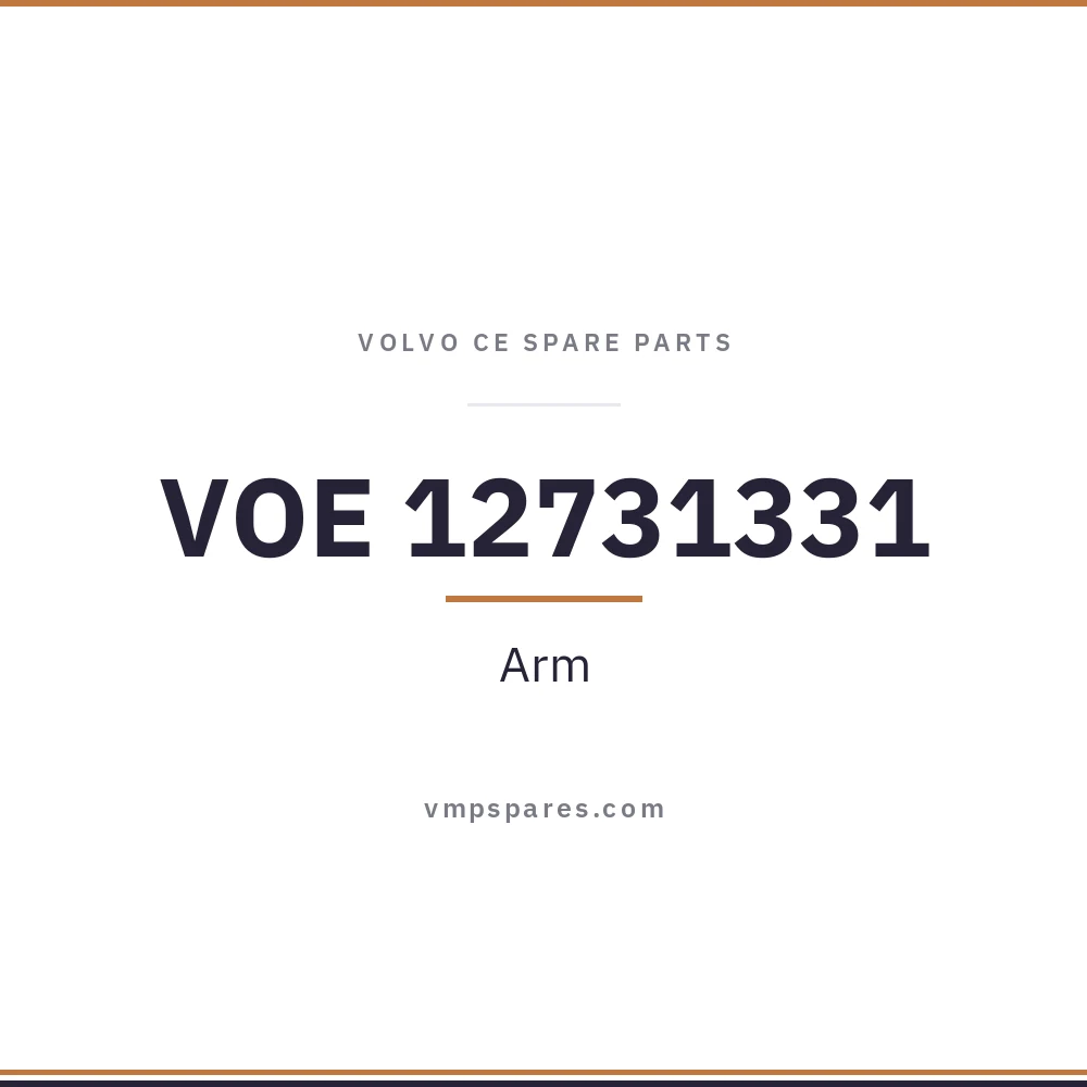 VOE 12731331 – Arm