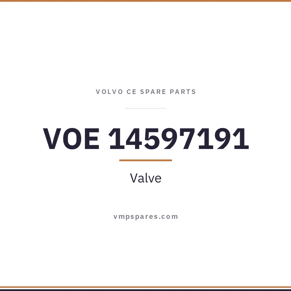 VOE 14597191 – Valve