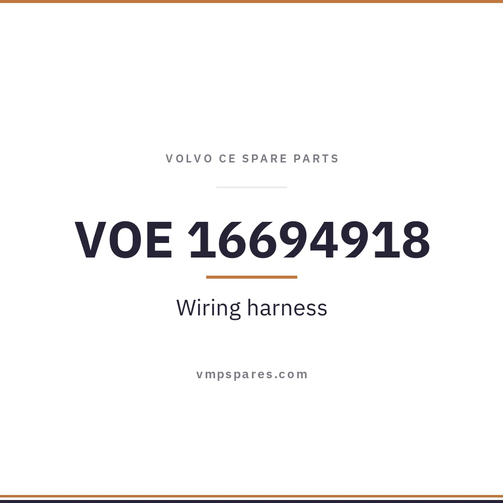 VOE 16694918 – Wiring harness