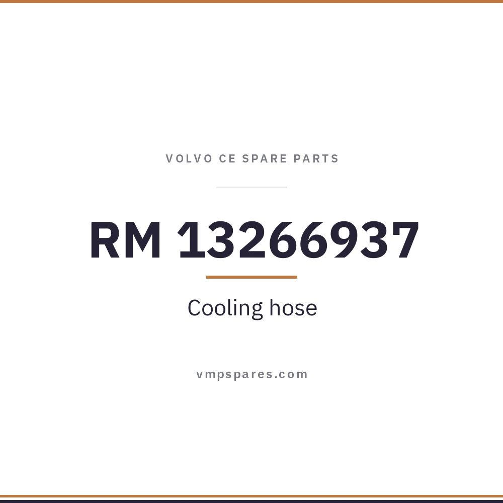 RM 13266937 – Cooling hose