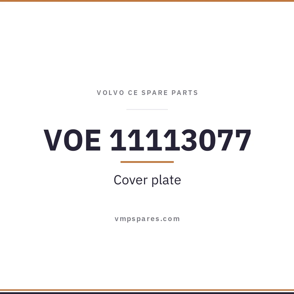 VOE 11113077 – Cover plate