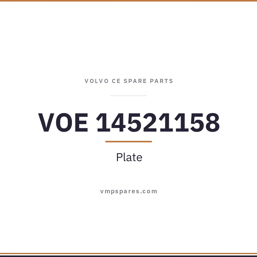 VOE 14521158 – Plate
