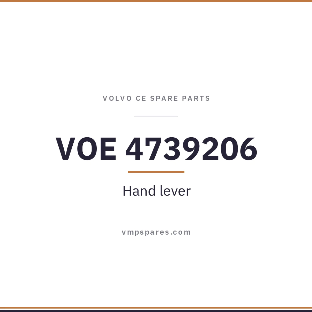 VOE 4739206 – Hand lever