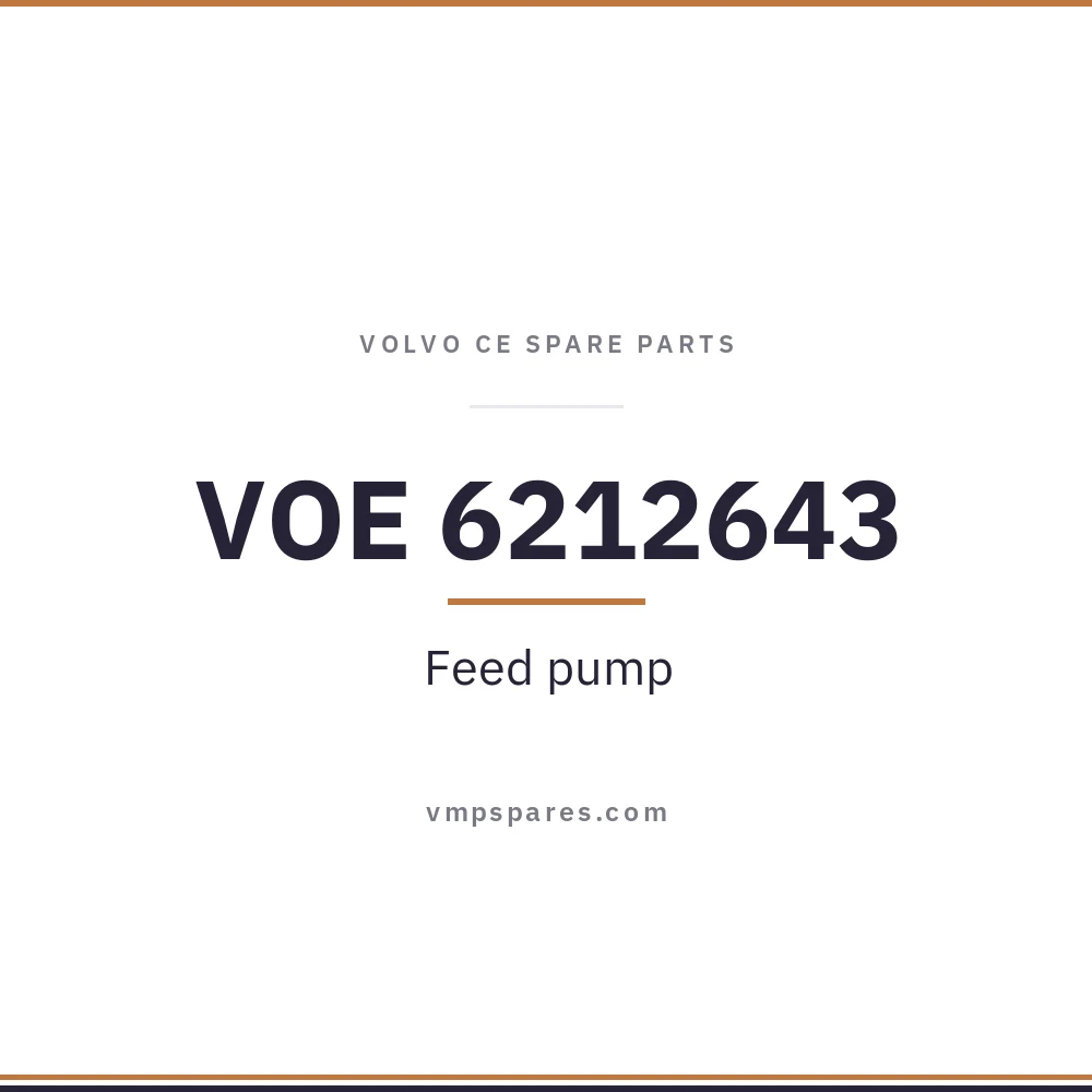 VOE 6212643 – Feed pump