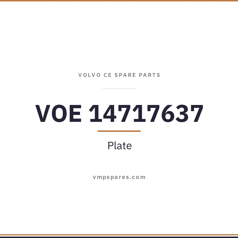 VOE 14717637 – Plate