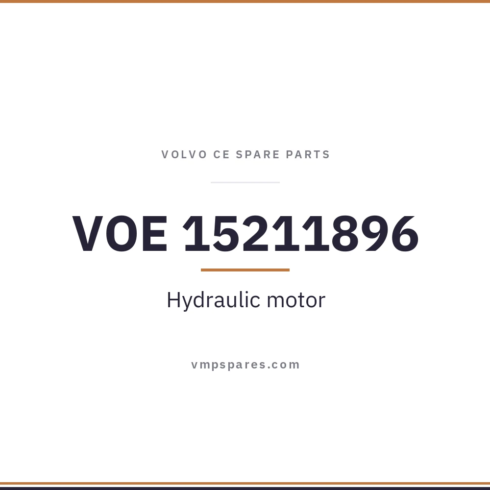 VOE 15211896 – Hydraulic motor