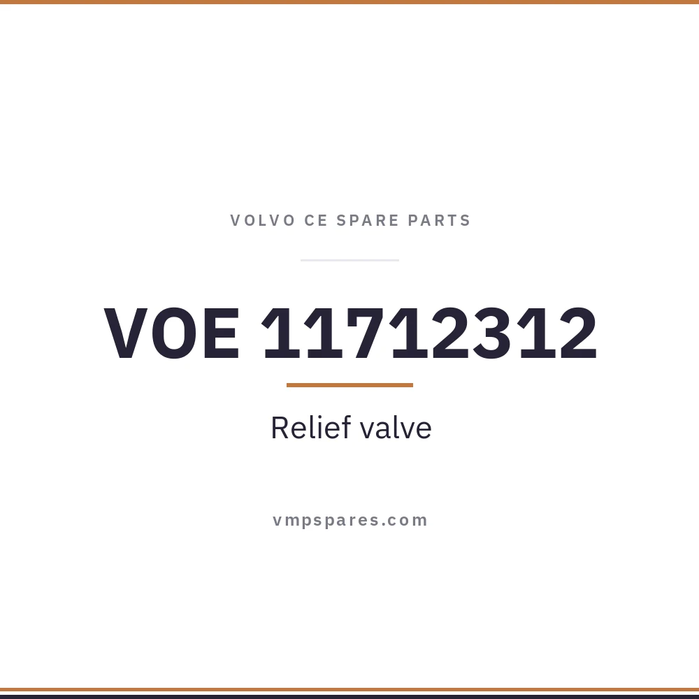 VOE 11712312 – Relief valve