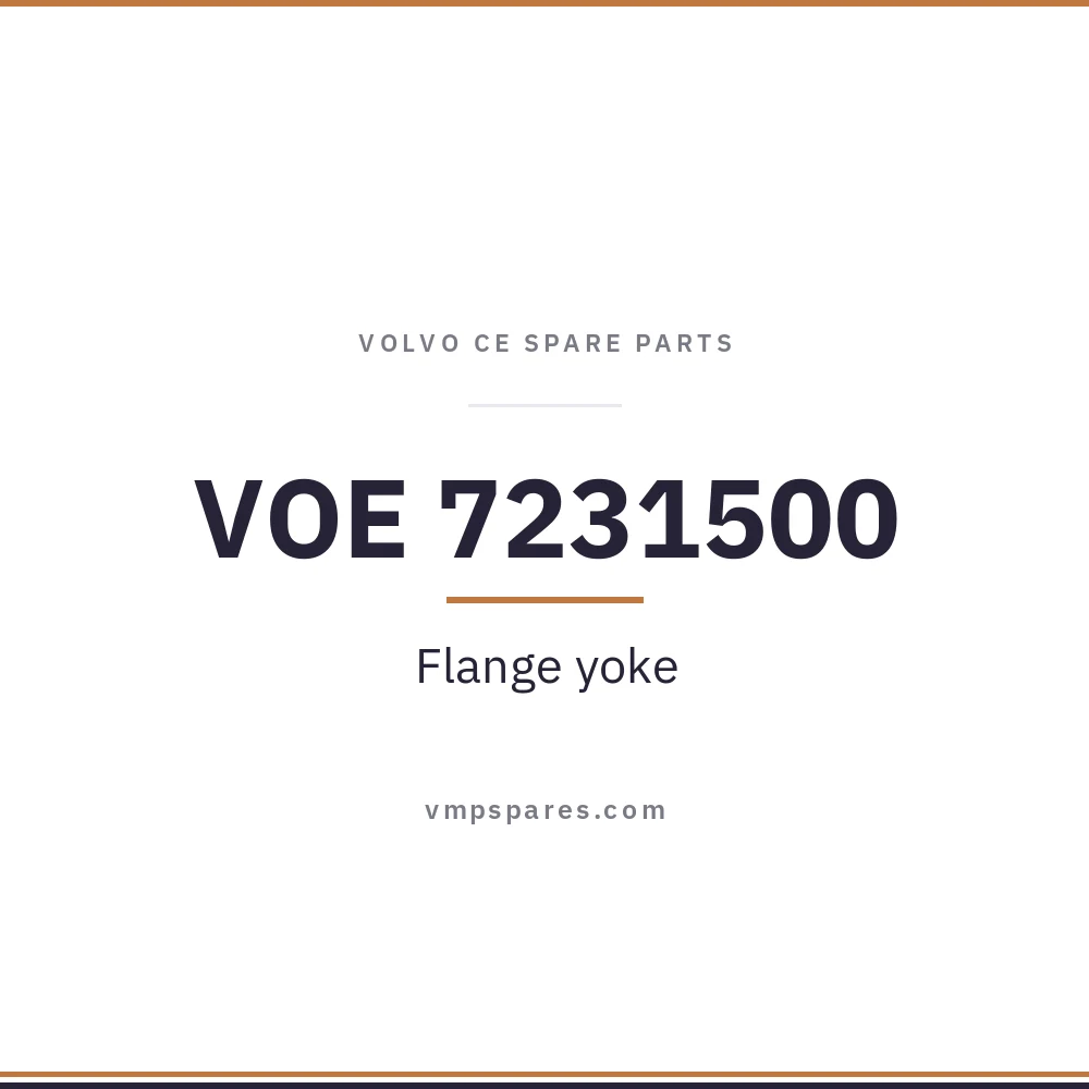 VOE 7231500 – Flange yoke