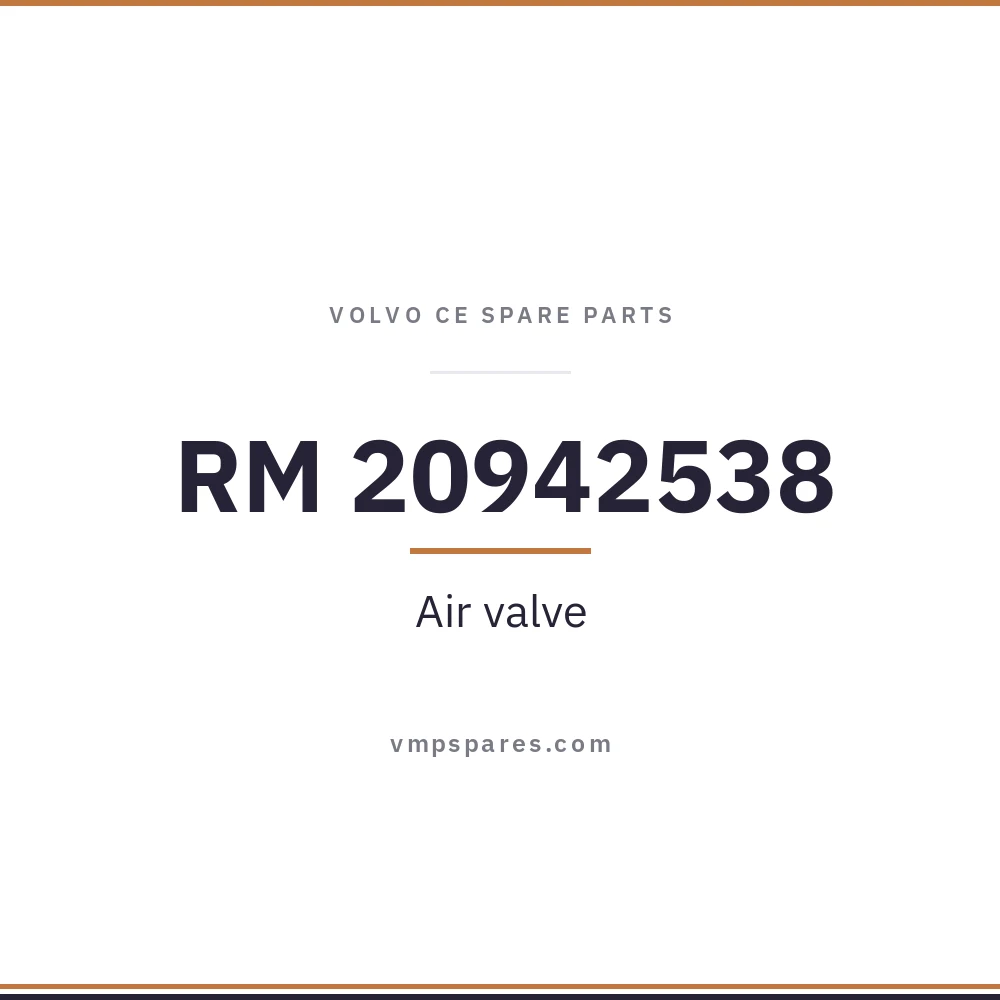 RM 20942538 – Air valve