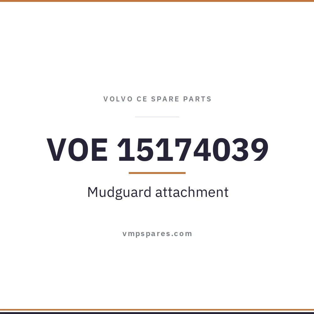 VOE 15174039 – Mudguard attachment