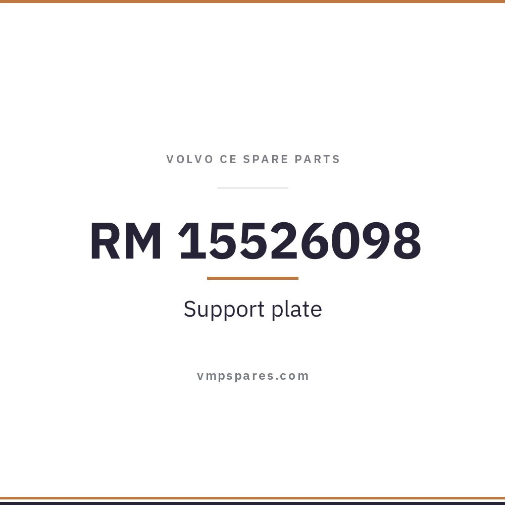 RM 15526098 – Support plate