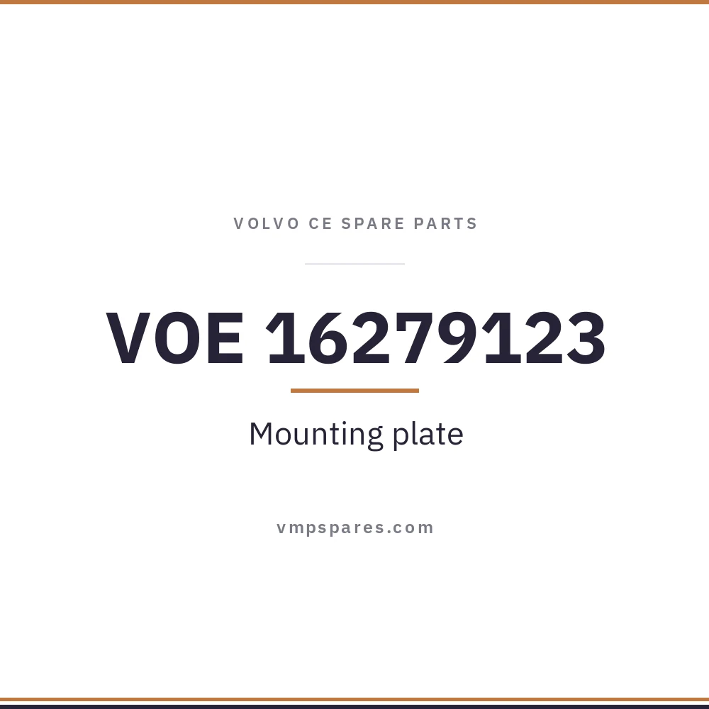 VOE 16279123 – Mounting plate