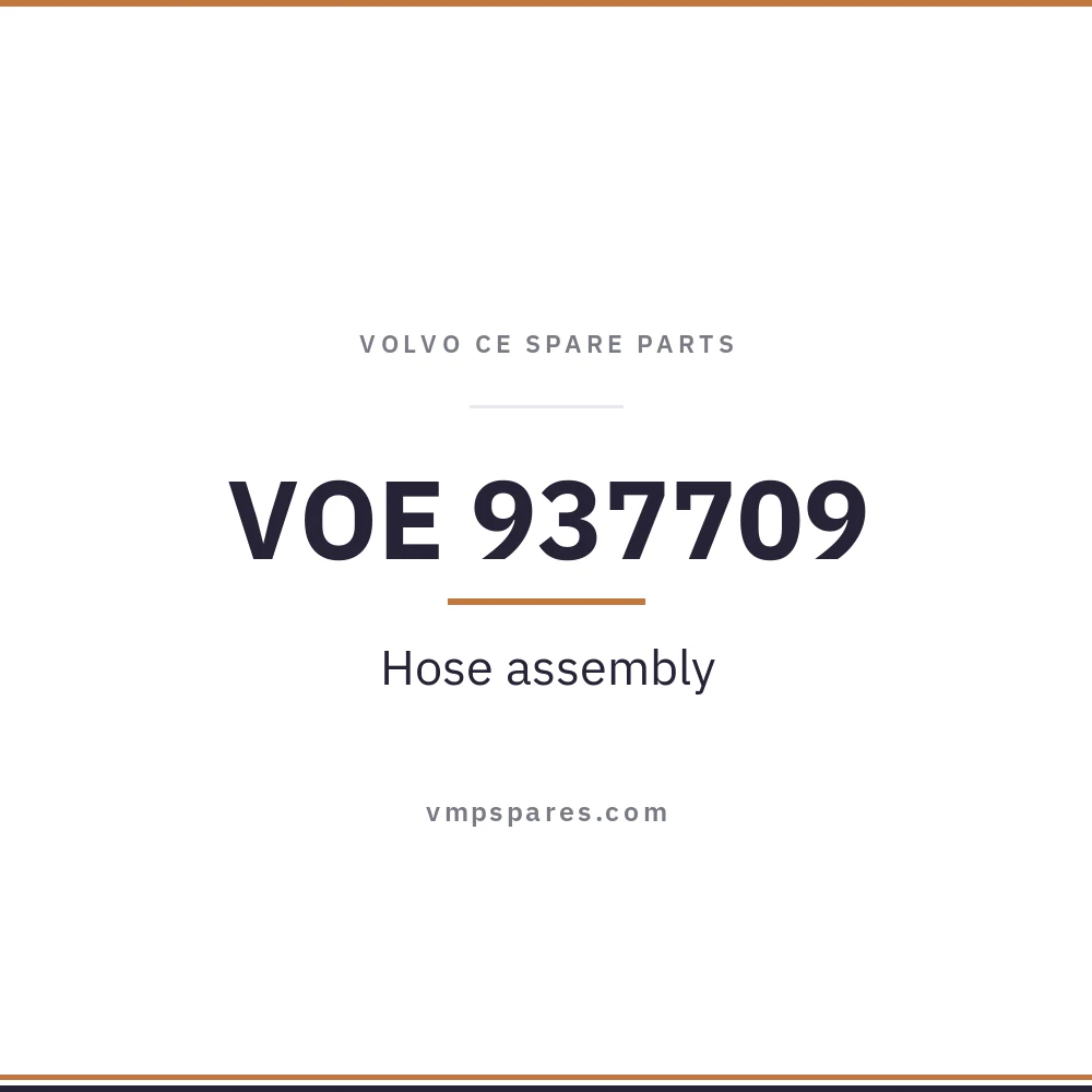 VOE 937709 – Hose assembly