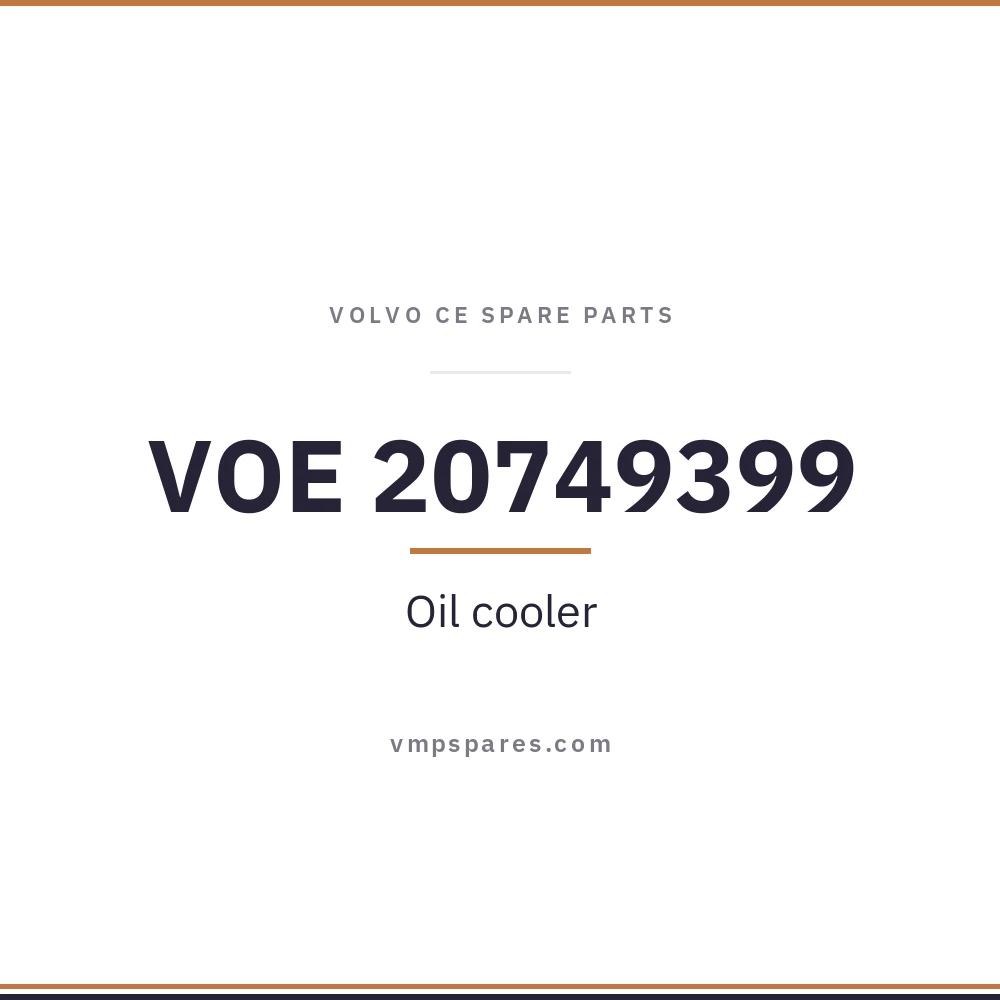 VOE 20749399 – Oil cooler