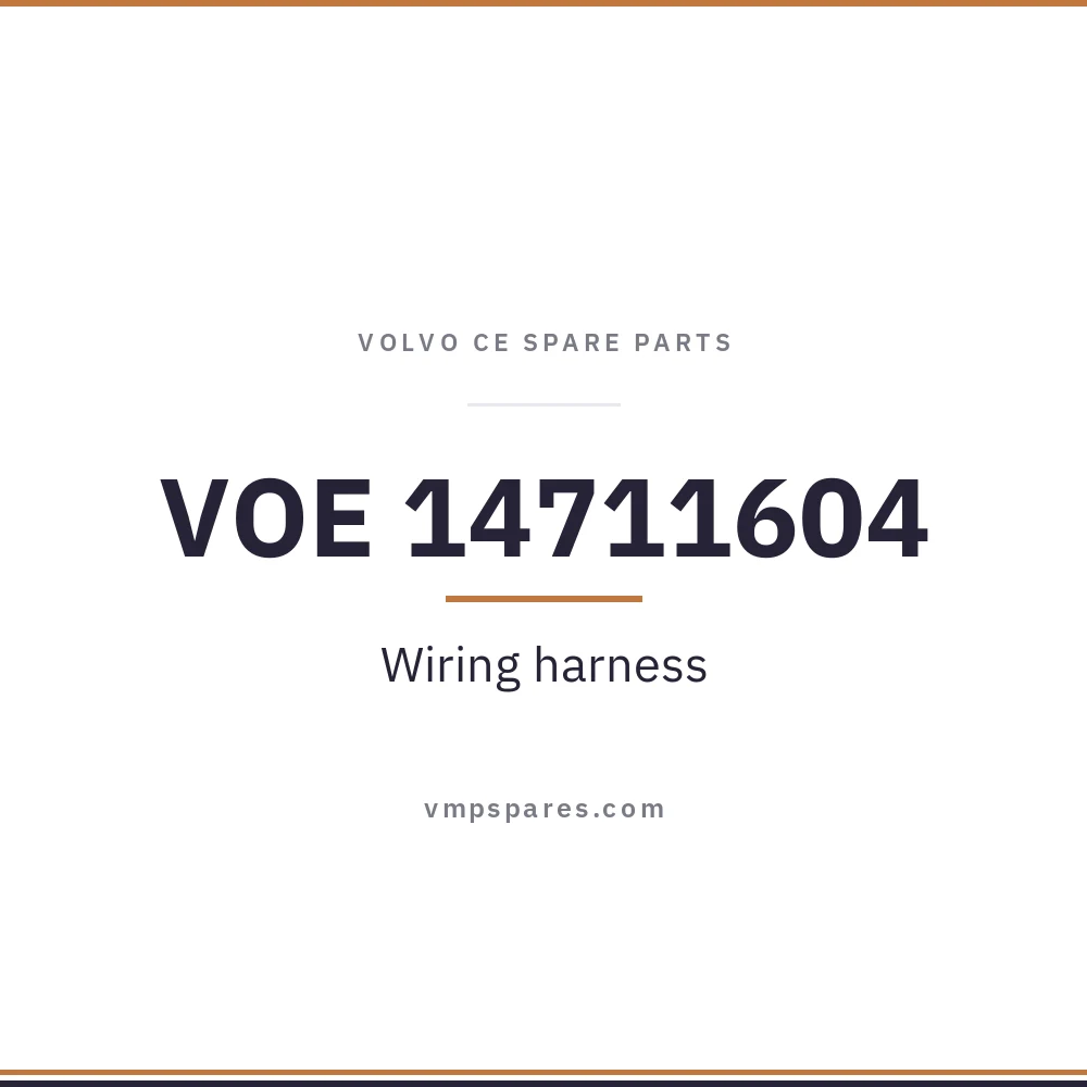 VOE 14711604 – Wiring harness