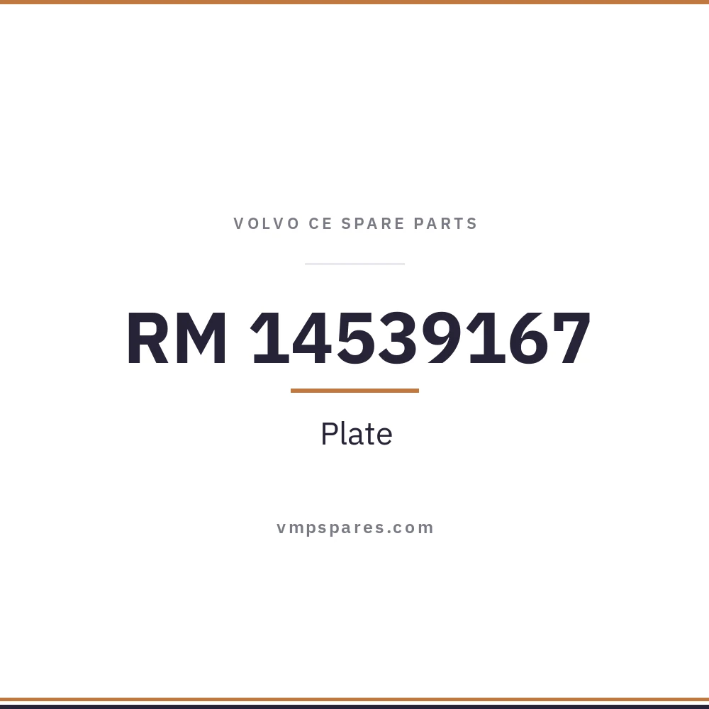 RM 14539167 – Plate
