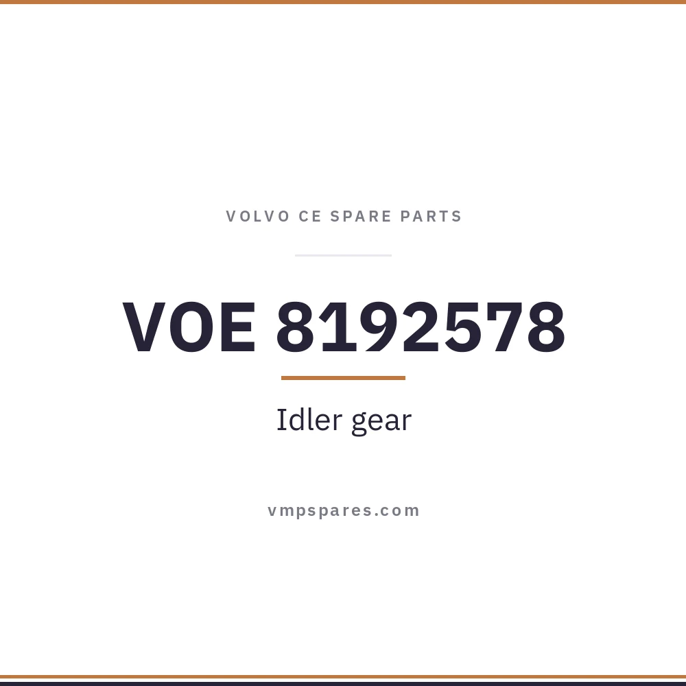VOE 8192578 – Idler gear
