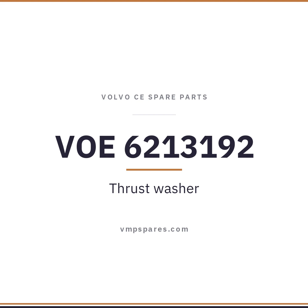 VOE 6213192 – Thrust washer