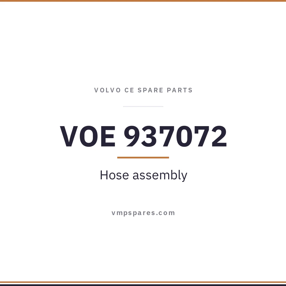 VOE 937072 – Hose assembly