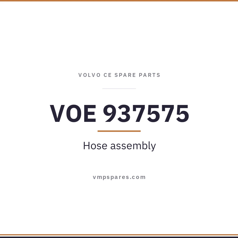 VOE 937575 – Hose assembly