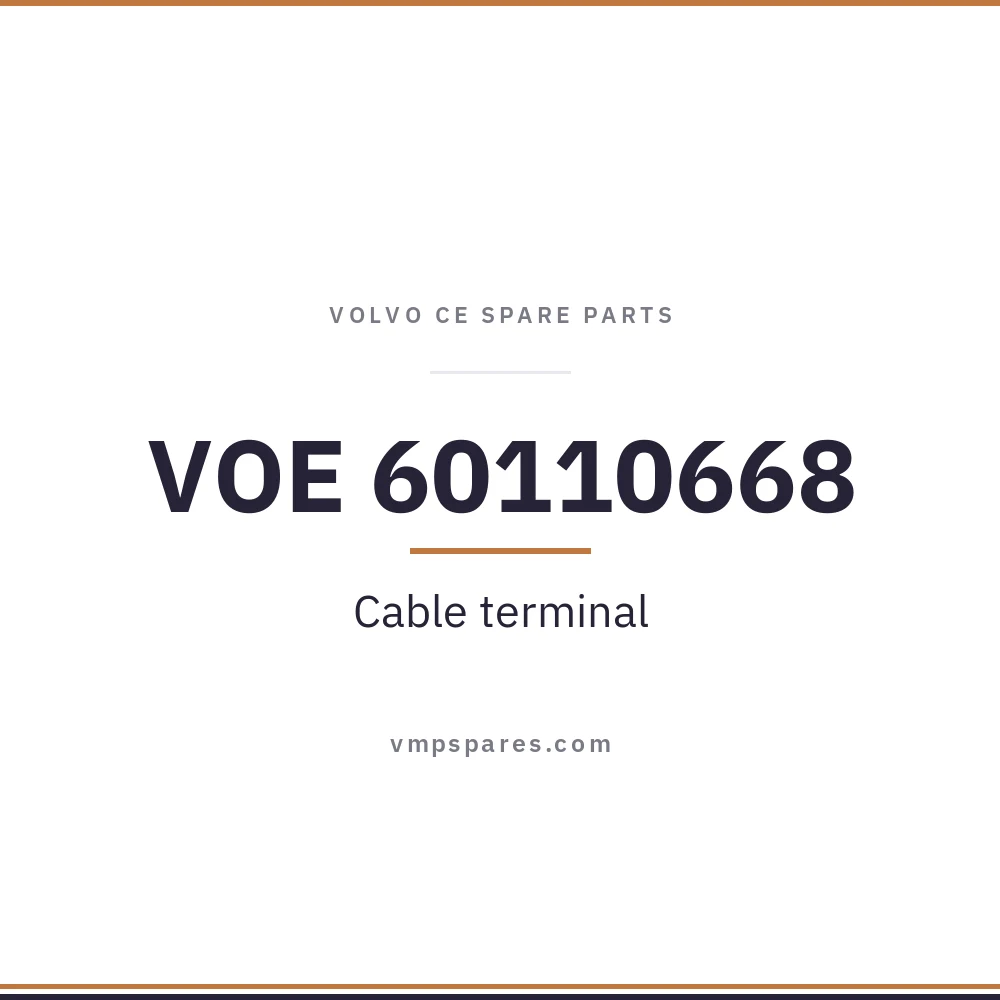VOE 60110668 – Cable terminal