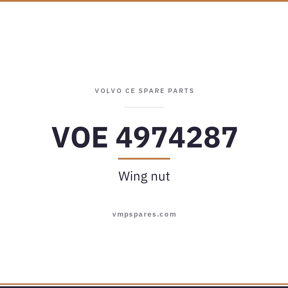 VOE 4974287 – Wing nut