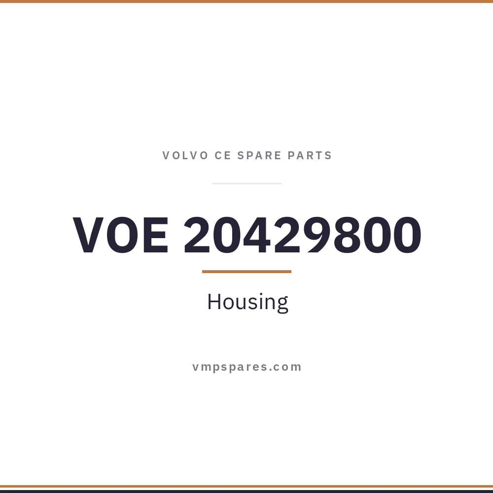 VOE 20429800 – Housing