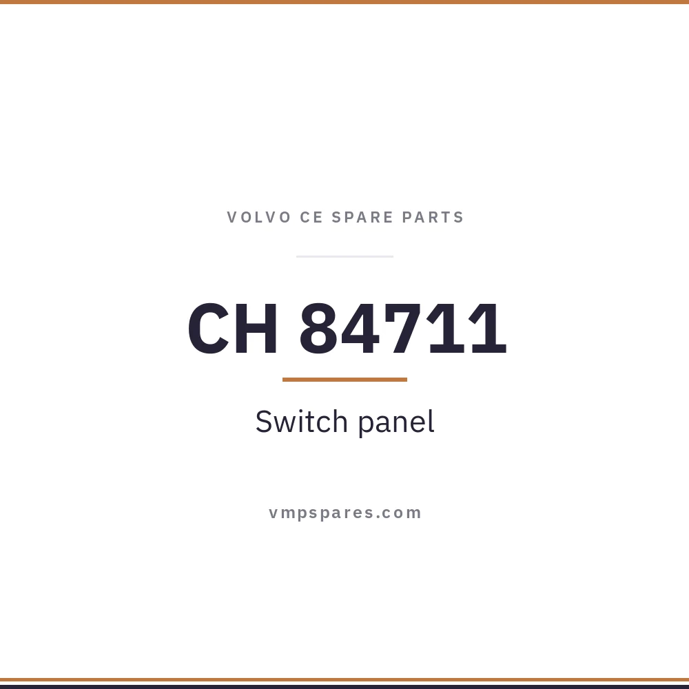 CH 84711 – Switch panel