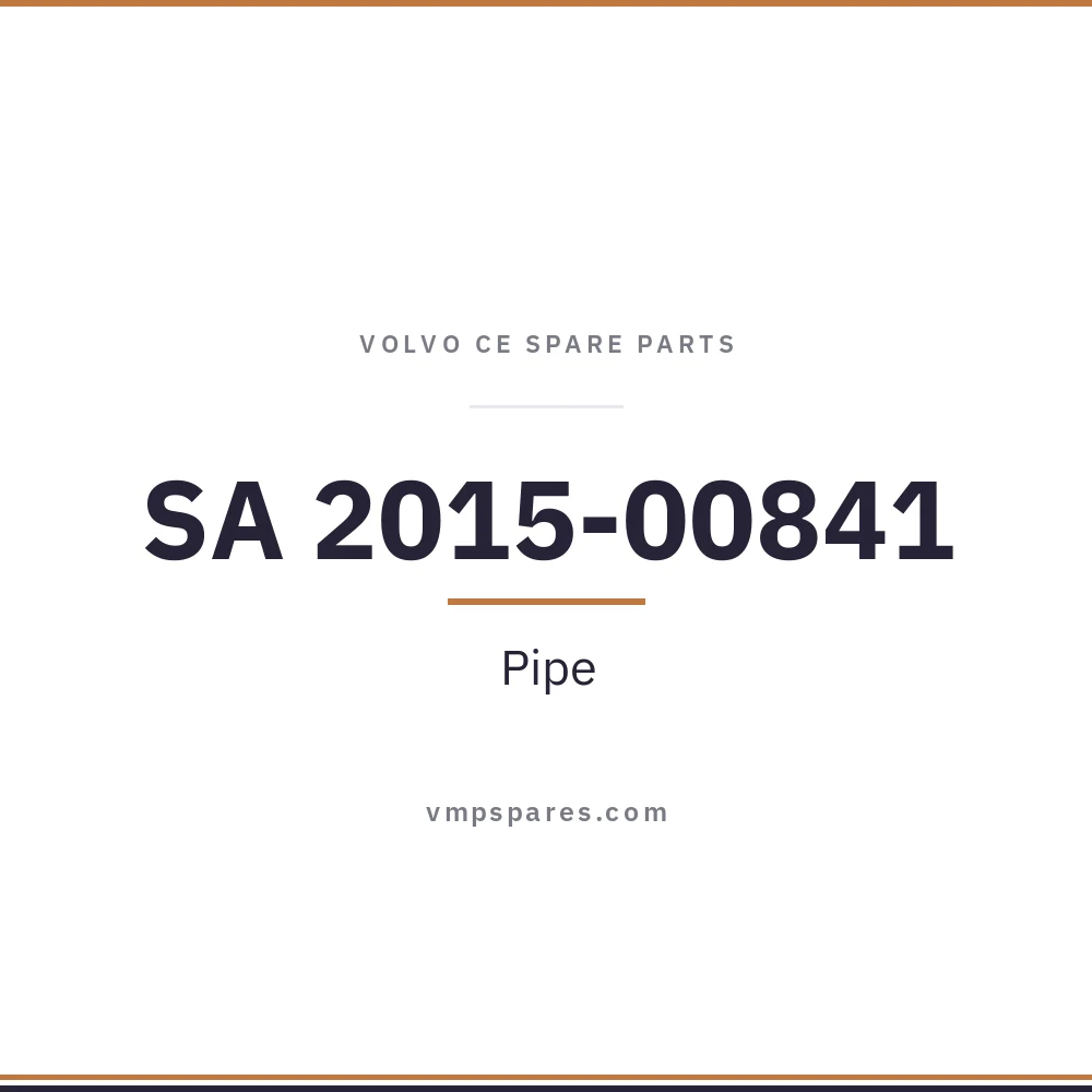 SA 2015-00841 – Pipe