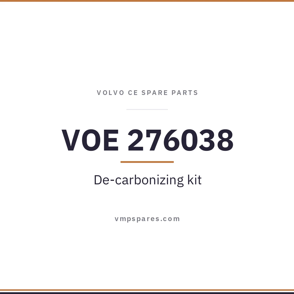 VOE 276038 – De-carbonizing kit