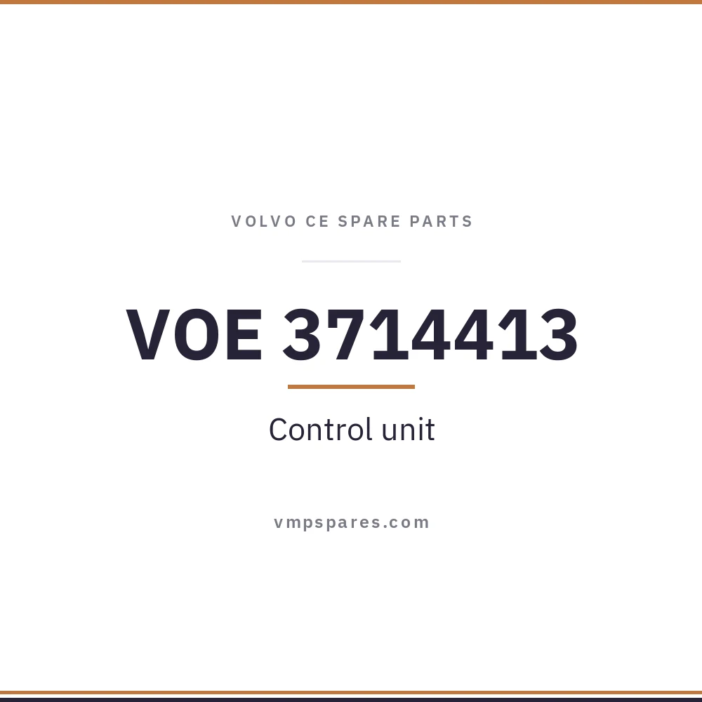 VOE 3714413 – Control unit