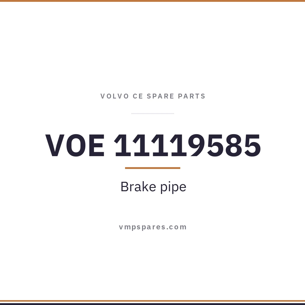 VOE 11119585 – Brake pipe