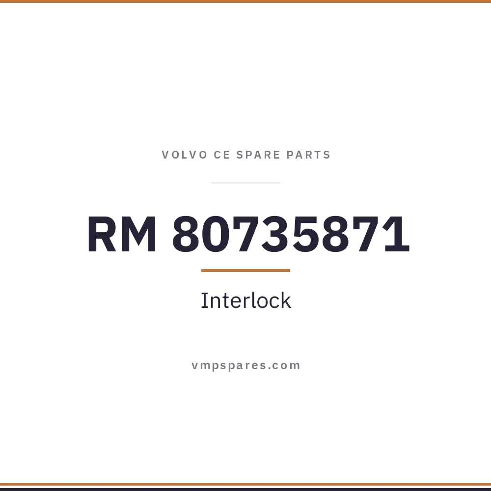 RM 80735871 – Interlock