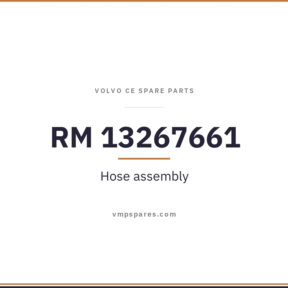 RM 13267661 – Hose assembly