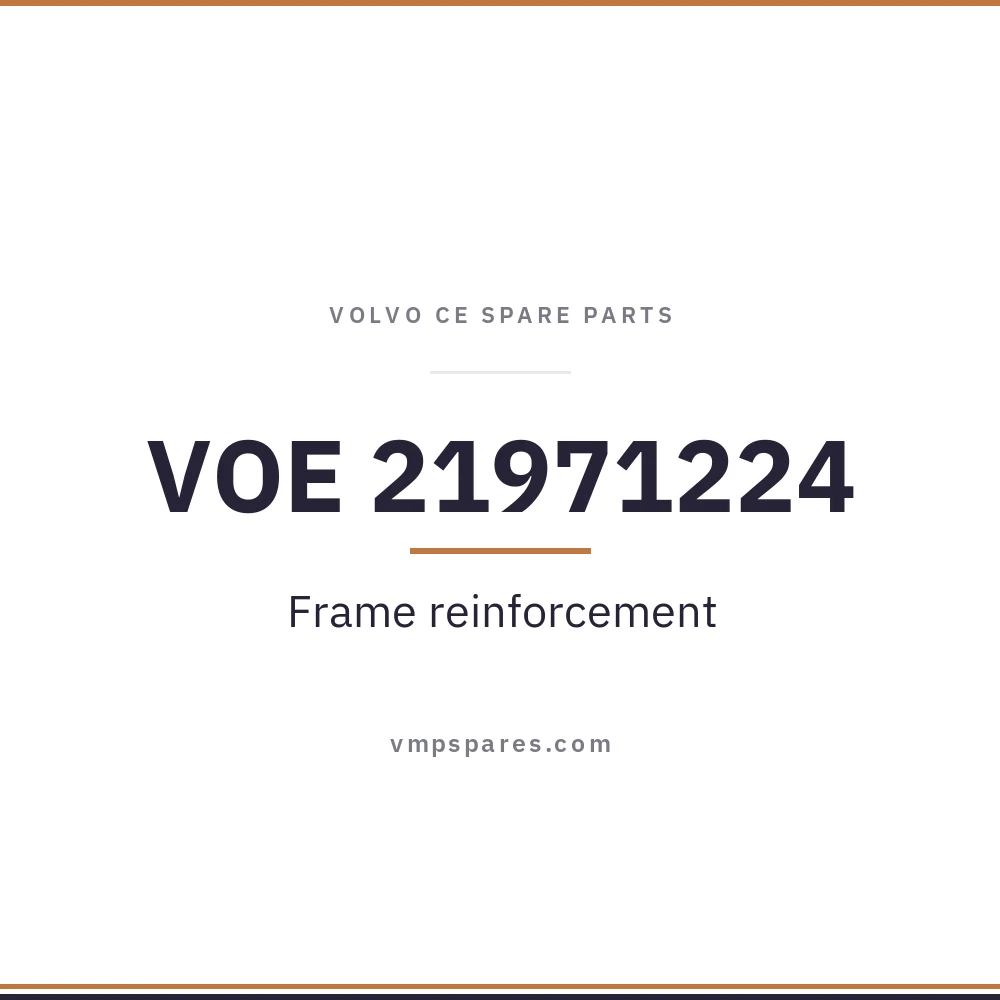 VOE 21971224 – Frame reinforcement