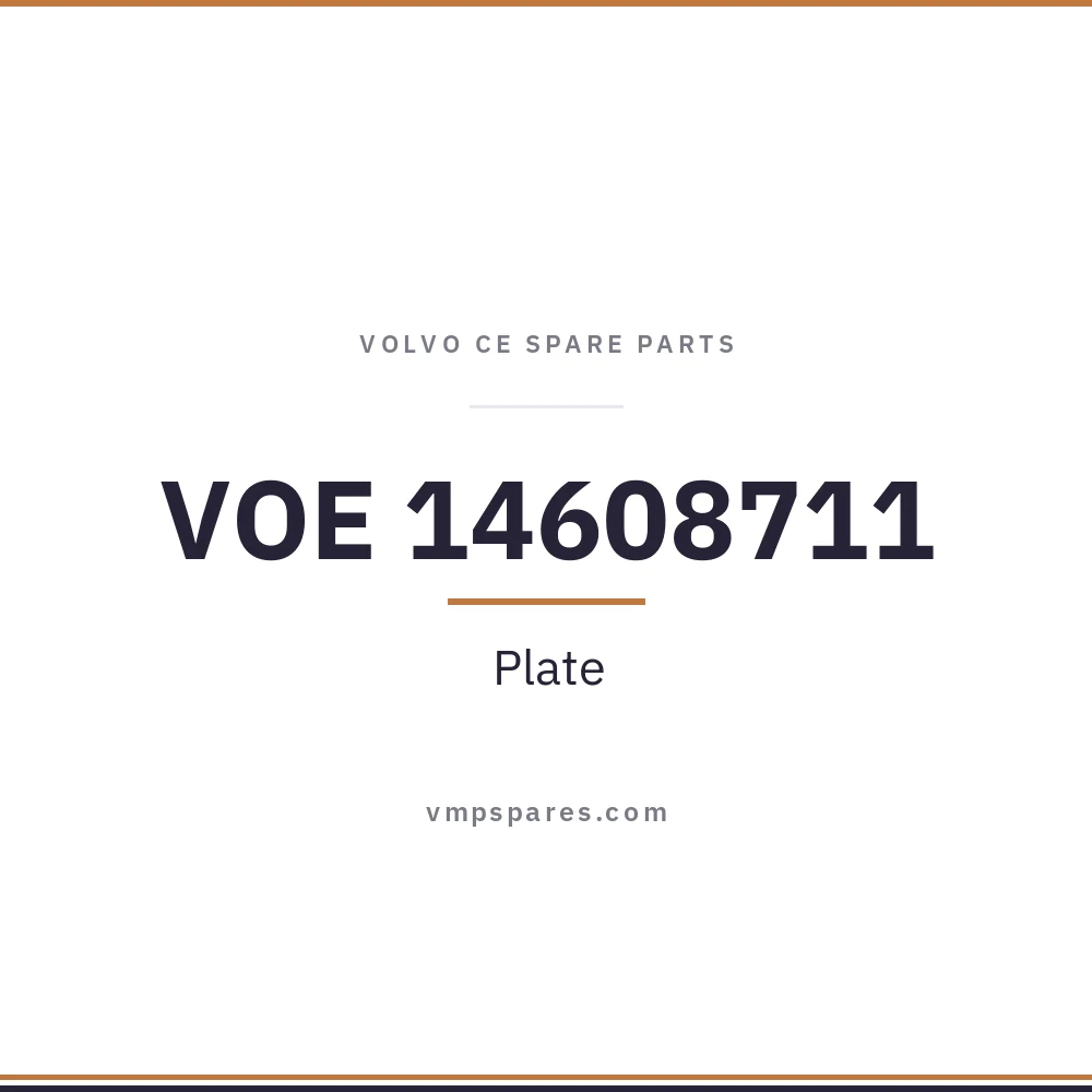 VOE 14608711 – Plate