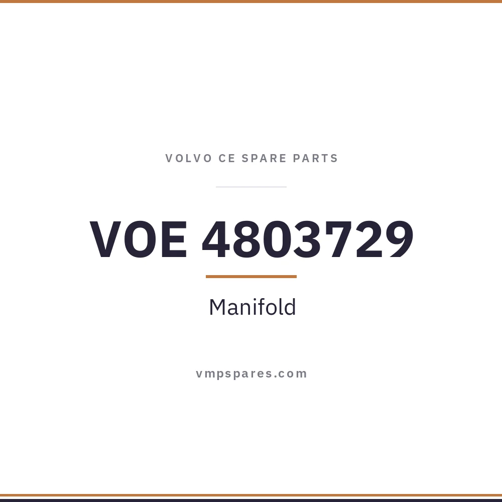 VOE 4803729 – Manifold