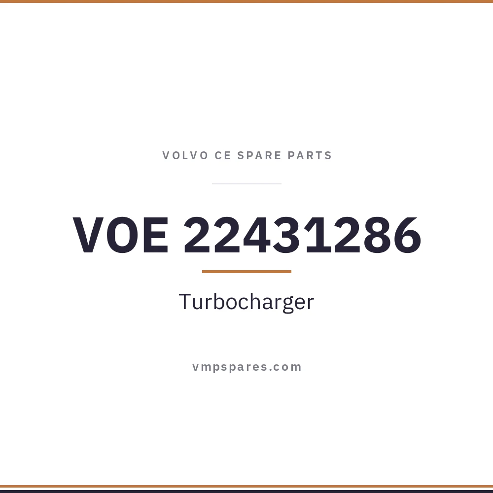 VOE 22431286 – Turbocharger