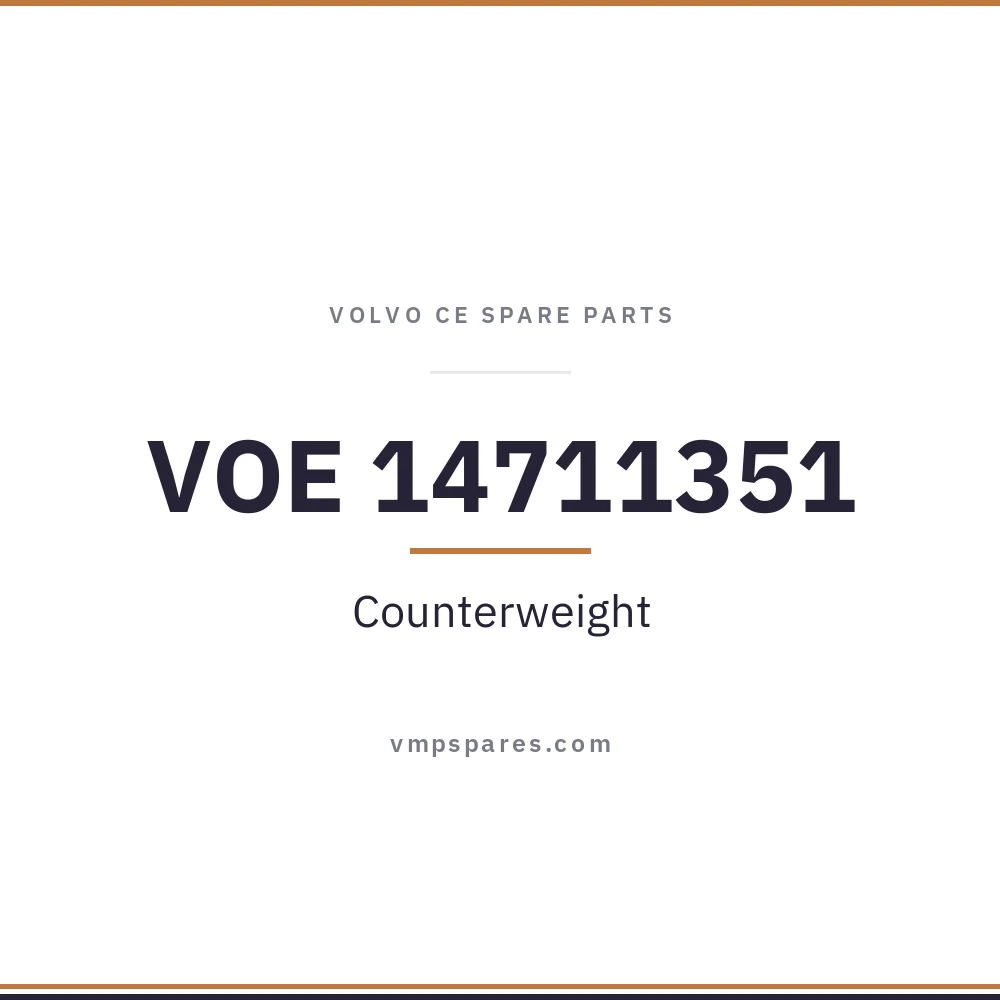 VOE 14711351 – Counterweight